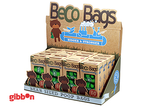 Bajspåse 16x4-pack Display Beco